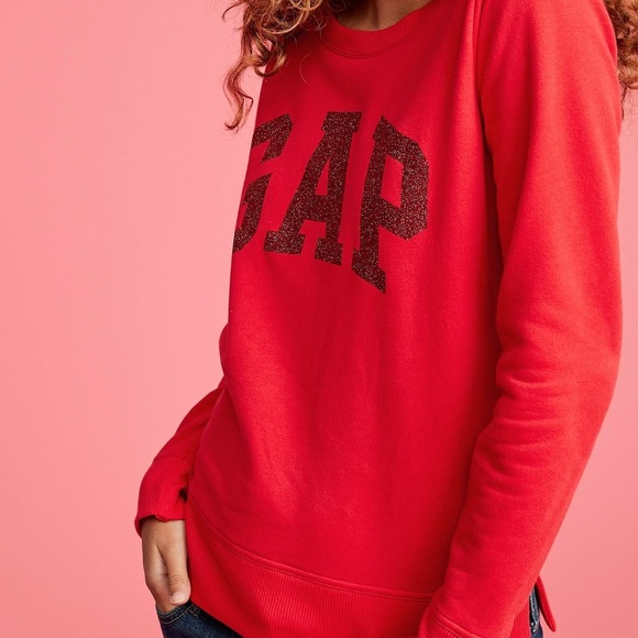gap glitter sweatshirt